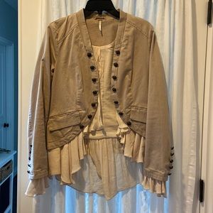 Free people blush colored jacket